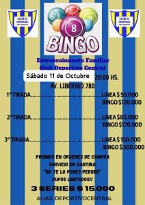 Entretenimiento familiar en la sede de Deportivo Central