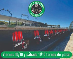 Viernes 10 y sábado 11, nuevo torneo de Tiro al plato en Cazadores