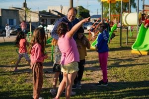 Se inauguró la nueva plaza en el Barrio Municipal
