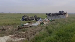 Coronel Pringles: Murió un camionero tras un choque y vuelco en la Ruta 51
