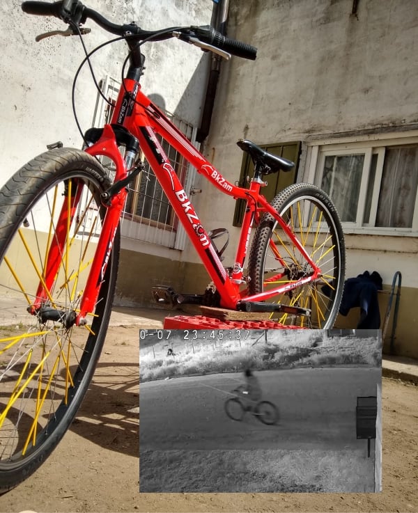 Robaron bicicleta en Ruta 3 Sur