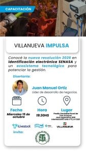 Capacitación a través de Villanueva Impulsa en la Sociedad Rural