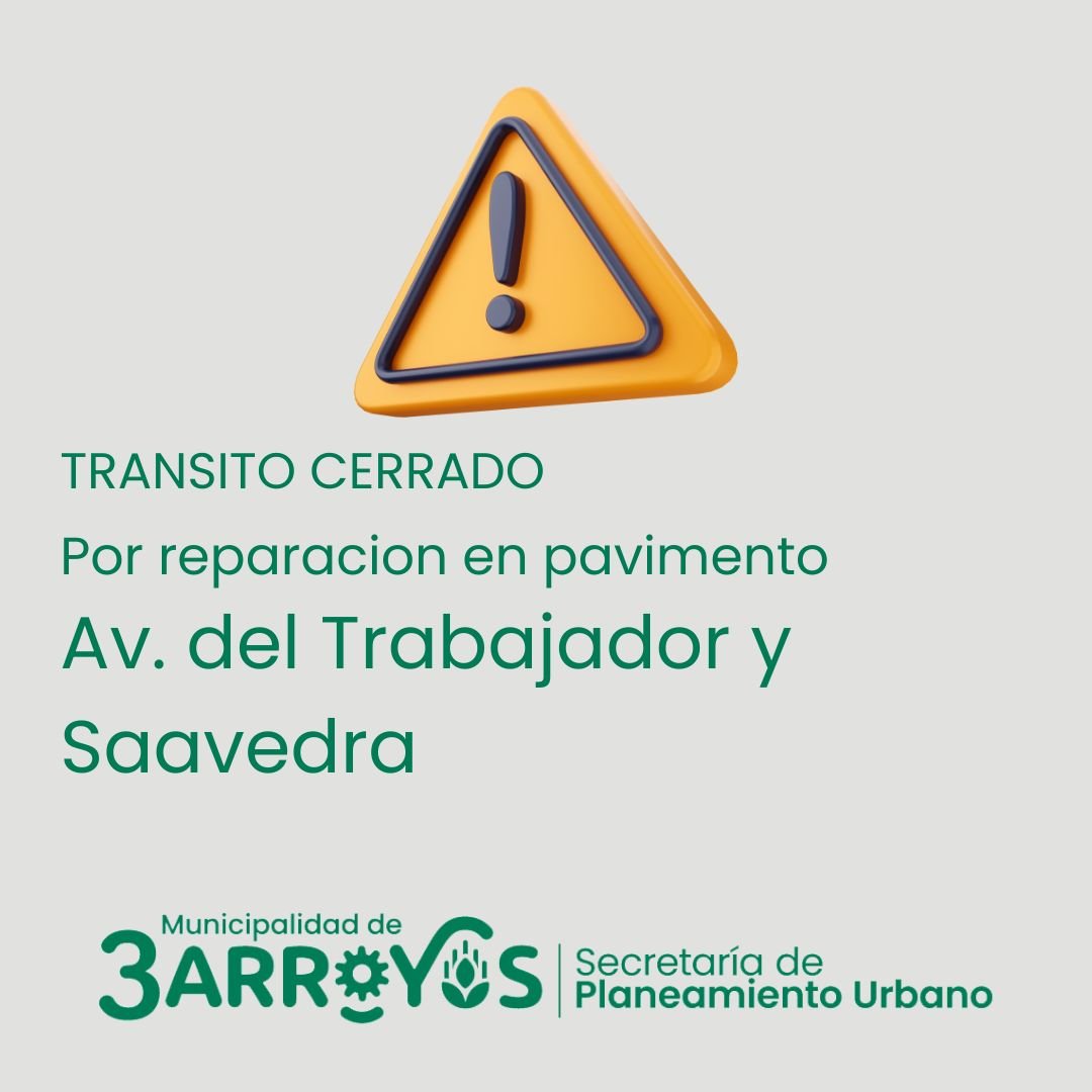 Transito Cortado en Av. Del Trabajador y Saavedra