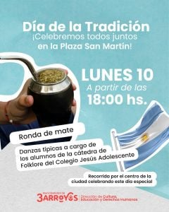 Diversas actividades para el festejo del Día de la Tradición