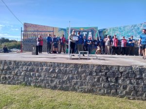 Raúl Turienzo ganó el concurso a la corvina de mayor peso del Club de Pesca en Reta