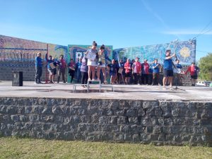 Raúl Turienzo ganó el concurso a la corvina de mayor peso del Club de Pesca en Reta