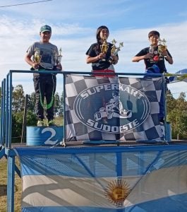 Karting: Nikolas Ríos sigue sumando podios
