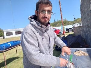 Juan Piscicelli: poca pesca y especies desorientadas por el mar revuelto
