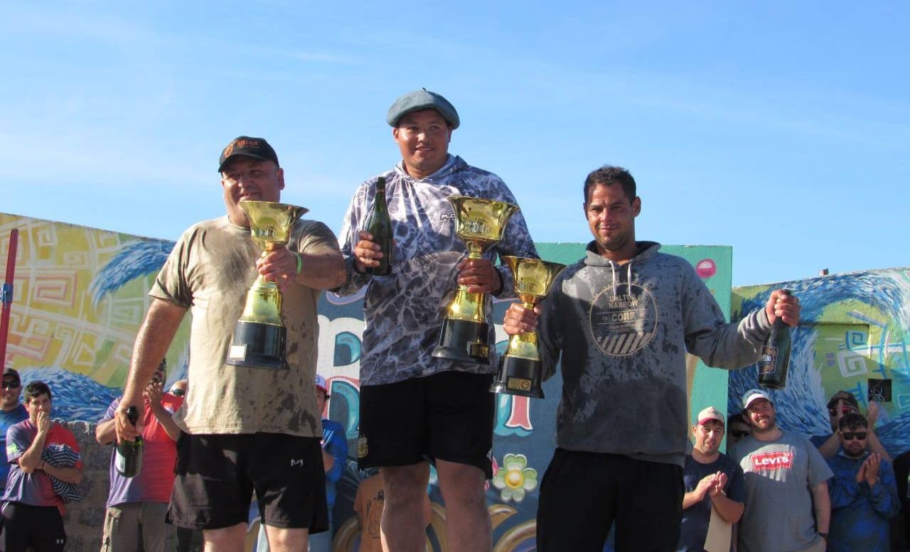 Raúl Turienzo ganó el concurso a la corvina de mayor peso del Club de Pesca en Reta