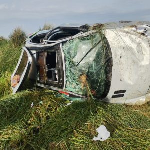 Vuelco en camino a Lin Calel: una persona derivada al Pirovano