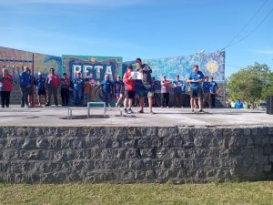 Raúl Turienzo ganó el concurso a la corvina de mayor peso del Club de Pesca en Reta