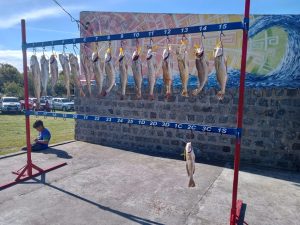 Raúl Turienzo ganó el concurso a la corvina de mayor peso del Club de Pesca en Reta