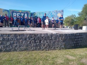 Raúl Turienzo ganó el concurso a la corvina de mayor peso del Club de Pesca en Reta