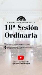 El Concejo realiza la última sesión ordinaria del período 2025