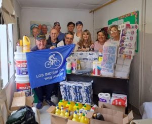 Los Bicisolidarios entregaron donaciones de Octubre por más de $ 1.000.000