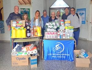 Los Bicisolidarios entregaron donaciones de Octubre por más de $ 1.000.000