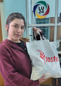Jimena ganó el premio de Tostex