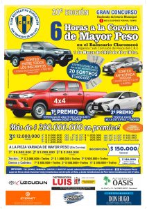 Fuerte apuesta de Echegoyen: cuatro autos para la 20ª edición de su concurso pesquero (audios)