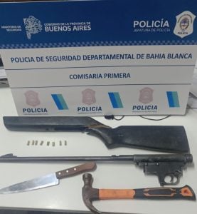 Gran operativo policial en Bahía: Secuestran droga y armas. 6 sujetos presos