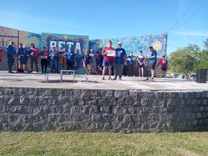 Raúl Turienzo ganó el concurso a la corvina de mayor peso del Club de Pesca en Reta