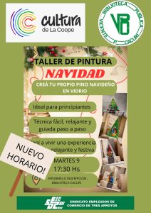 Inscripción abierta en la Biblioteca Cacuri para los talleres navideños