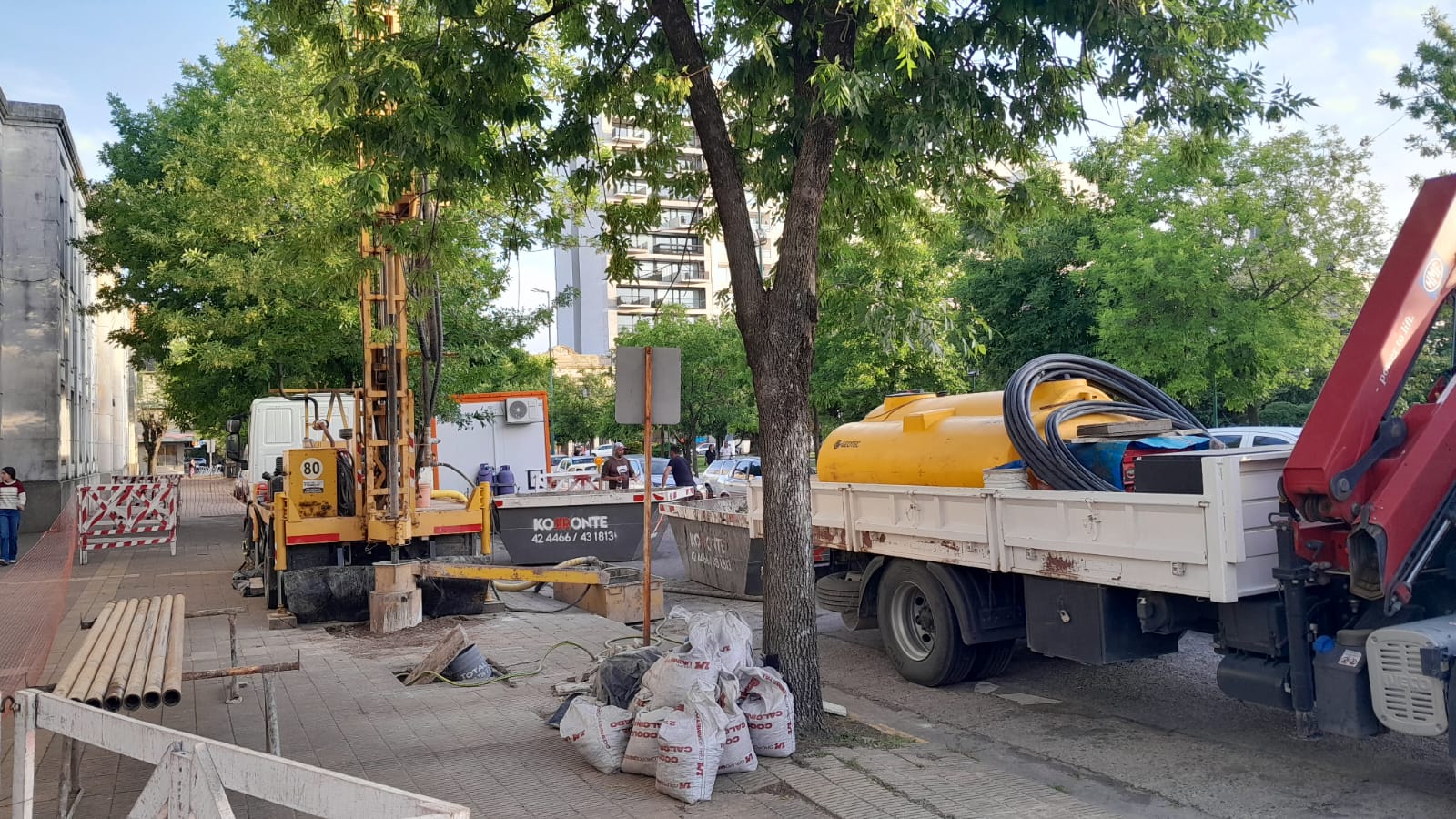 Mantenimiento de Camuzzi en cañerías de gas (video)