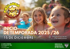 Abren inscripción para “Pibelandia”, la colonia del Club Sindicato Municipal