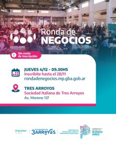 Se aproxima una nueva “Ronda de Negocios Tres Arroyos 2025”