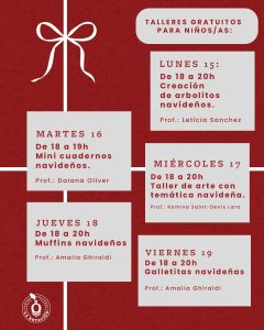 Se abren las inscripciones para los Talleres Navideños en el Centro Cultural La Estación