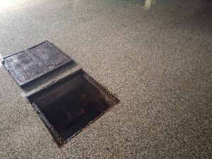 Bomberos trabajaron en la Escuela 16. Ingresó agua por los patios (video)