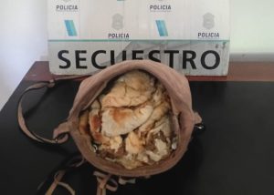 Presa por robar empanadas