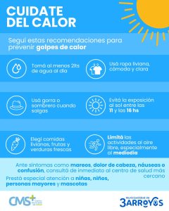 El Centro Municipal de Salud y las recomendaciones para enfrentar el calor