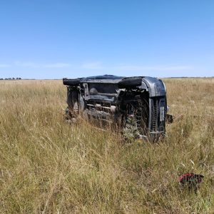 Accidente en Ruta 72: Dos personas trasladadas al Hospital Pirovano