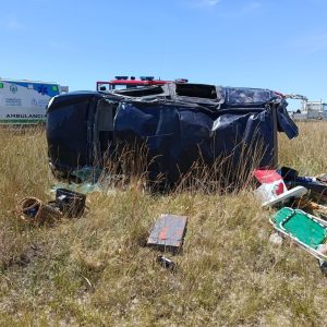 Accidente en Ruta 72: Dos personas trasladadas al Hospital Pirovano