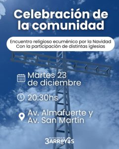 Invitan al Encuentro Religioso Ecuménico de Navidad