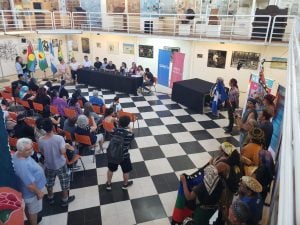 (audio) Histórico acto de restitución indígena: restos ancestrales mapuches regresaron a su territorio
