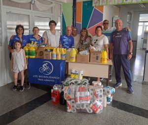 Los Bicisolidarios cerraron el año de donaciones