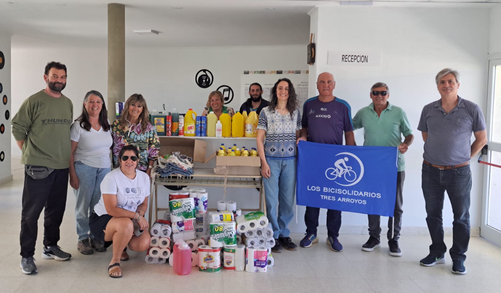 Los Bicisolidarios volvieron a rodar solidariamente