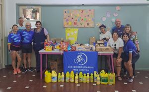 Los Bicisolidarios cerraron el año de donaciones