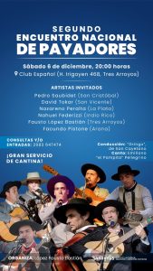Encuentro Nacional de Payadores en el Club Español