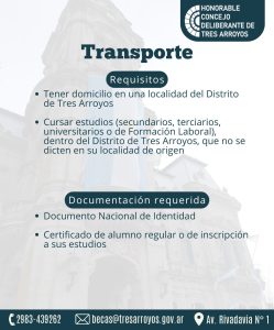 Inscripciones abiertas para becas Tres Arroyos 2026