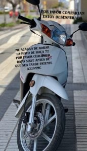 En pleno centro le robaron la moto mientras cenaba