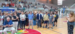 Emotivo acto de imposición del nombre de Carlos Alberto Rivada al Polideportivo (audio y video)