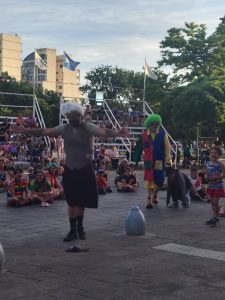 Anticipada celebración del Día Internacional del Payaso (videos)