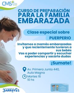 Hablemos de puerperio: un encuentro para embarazadas y madres primerizas