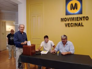 El Movimiento Vecinal renueva su Comisión Directiva