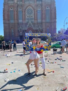 Milagros se recibió en La Plata
