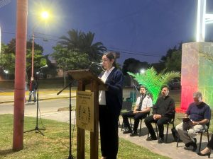 Reinauguración de la Cruz del Centenario con aura navideño (video)
