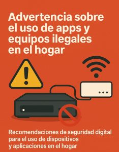 CELTA advierte sobre el uso de apps y equipos ilegales en el hogar