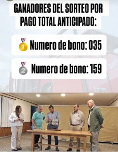 Bomberos Voluntarios sortearon tres millones de pesos